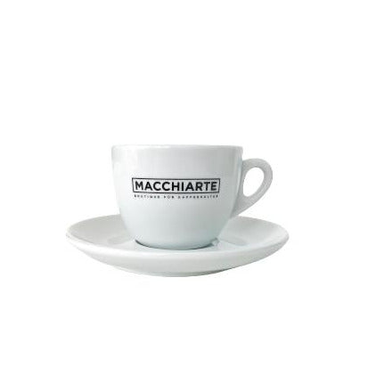 Macchiarte | Cappuccino Tasse mit Untertasse