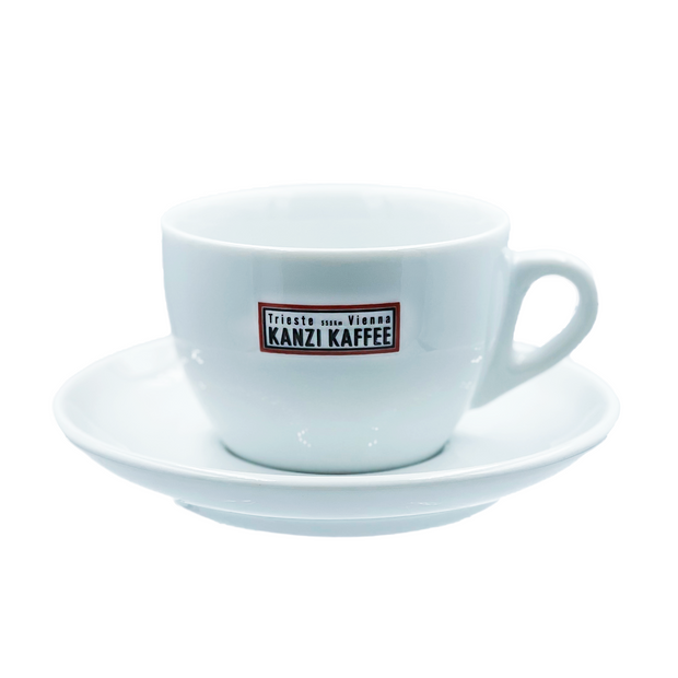 Kanzi | Cappuccino Tasse mit Untertasse